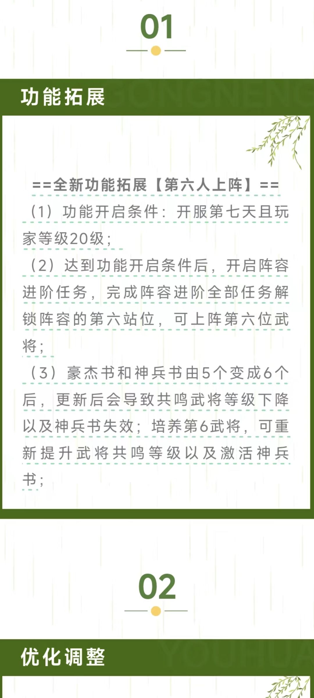 大佬们说说更新上阵6个武将后对版本的影响截图