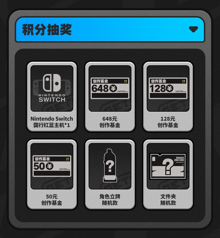 【已开奖】参与绝区零公测创作激励 赢648 2