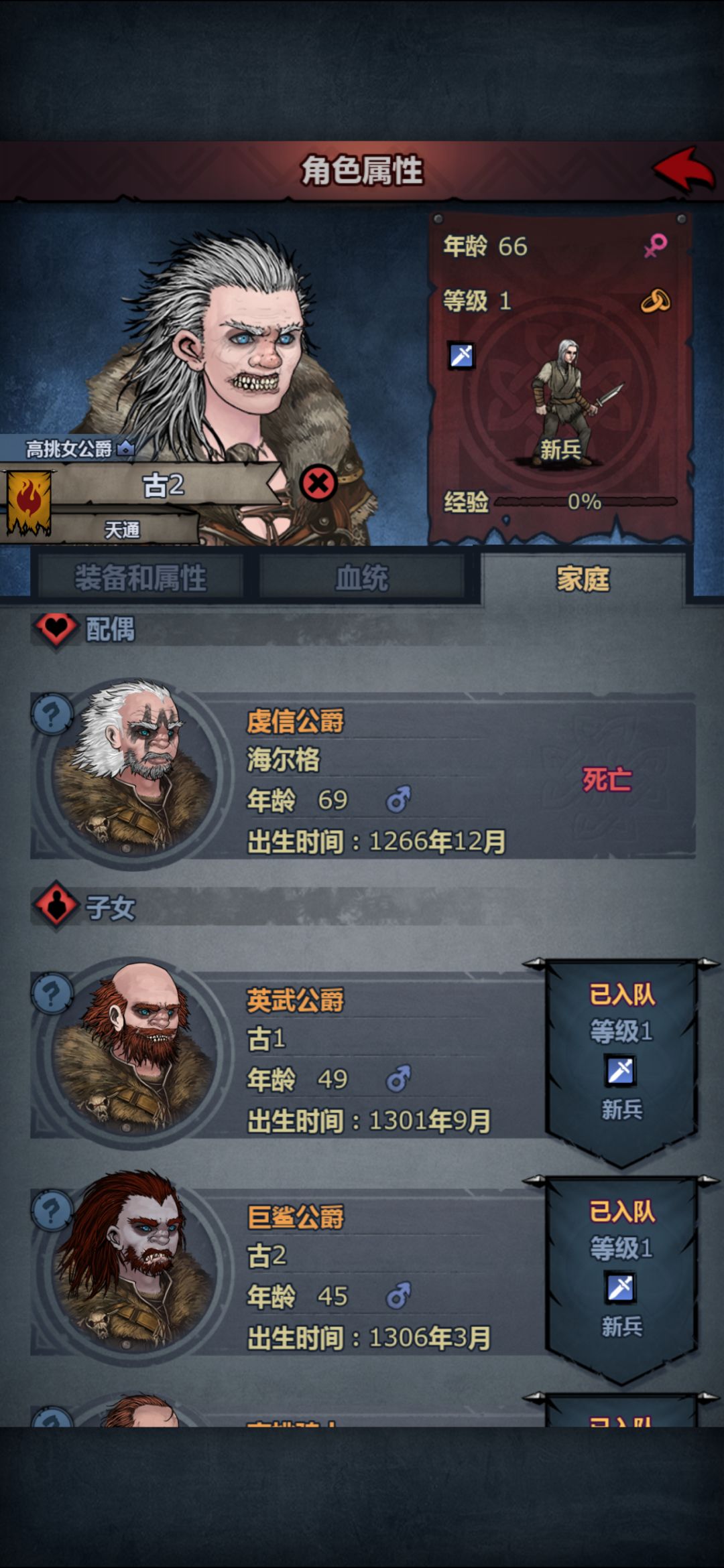 为什么第五个子女出公爵了 1
