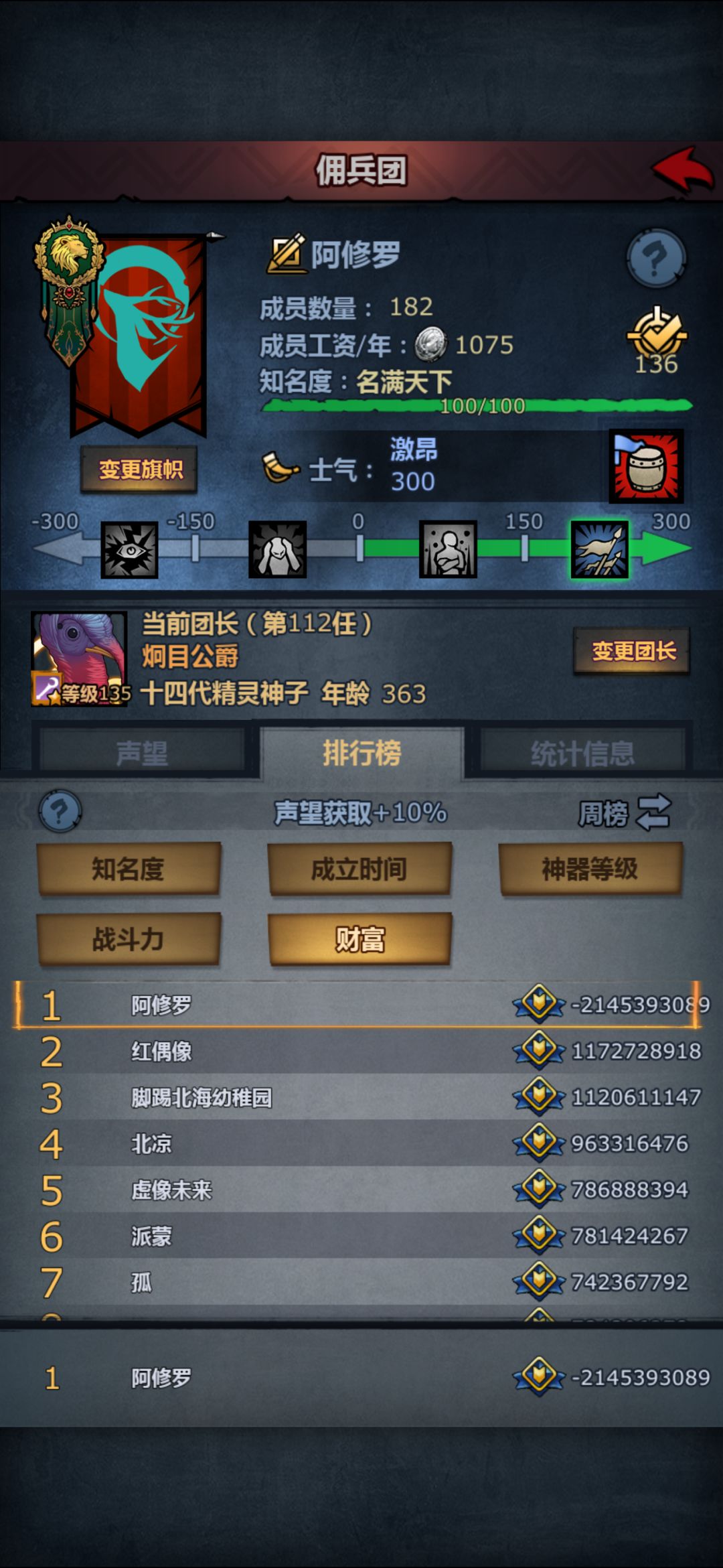 财富变负值了。。。。 2