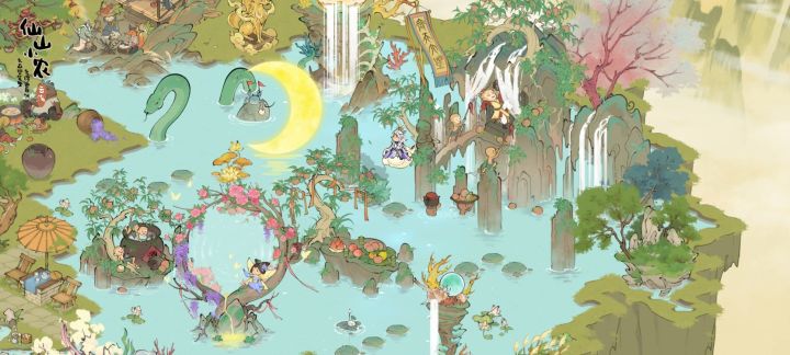花果山福地,水帘洞洞天,众妖怪聚会截图