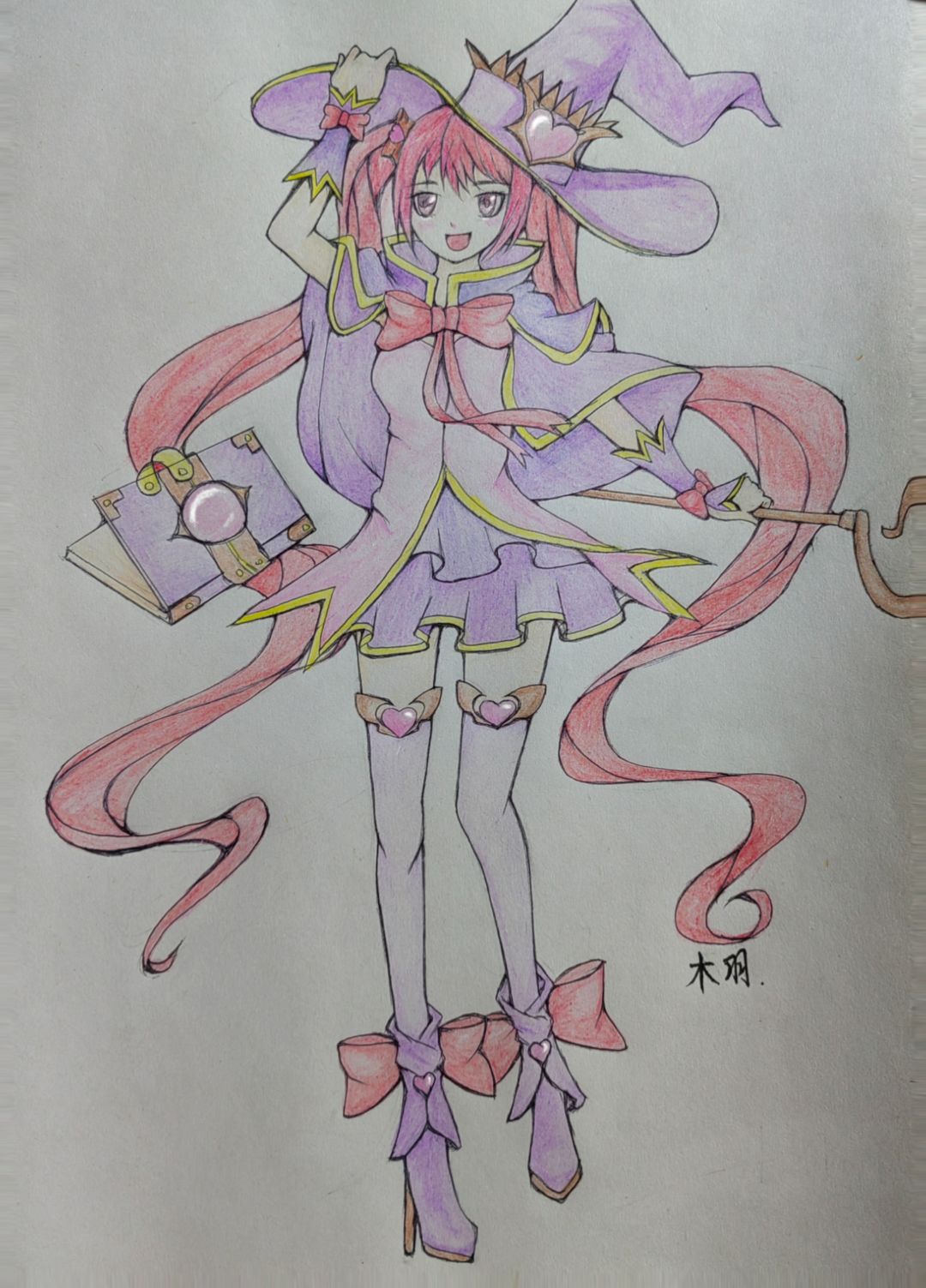 自设小女巫(不太会涂色) 1