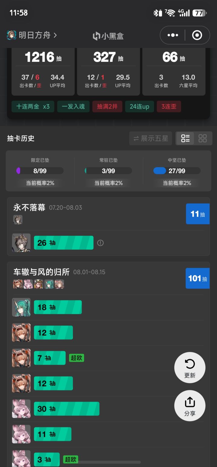 给我欧完了,不用井熊二了,酒神也是有了截图