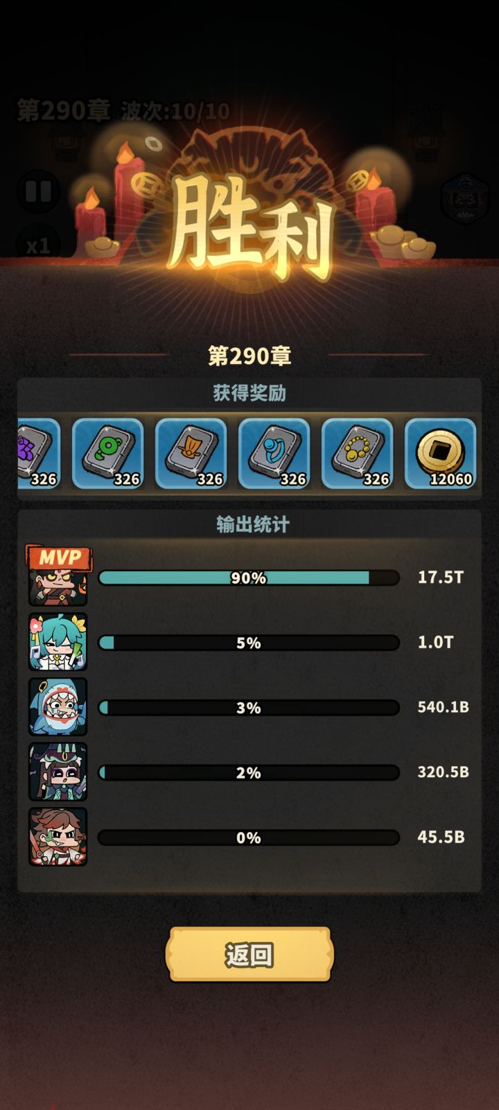 终于过290了截图