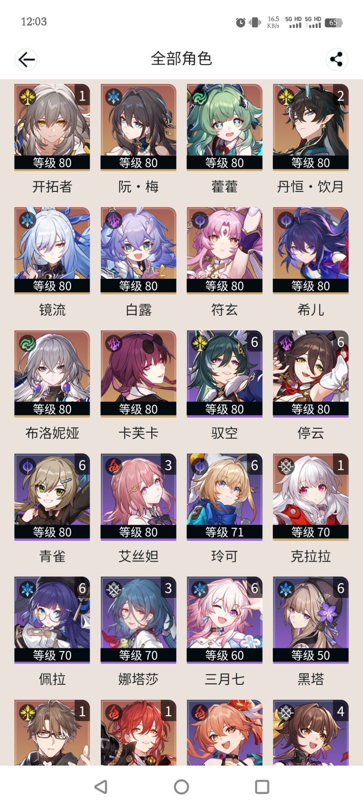 假如等黄泉花火复刻,都想2+1得存多少资源截图