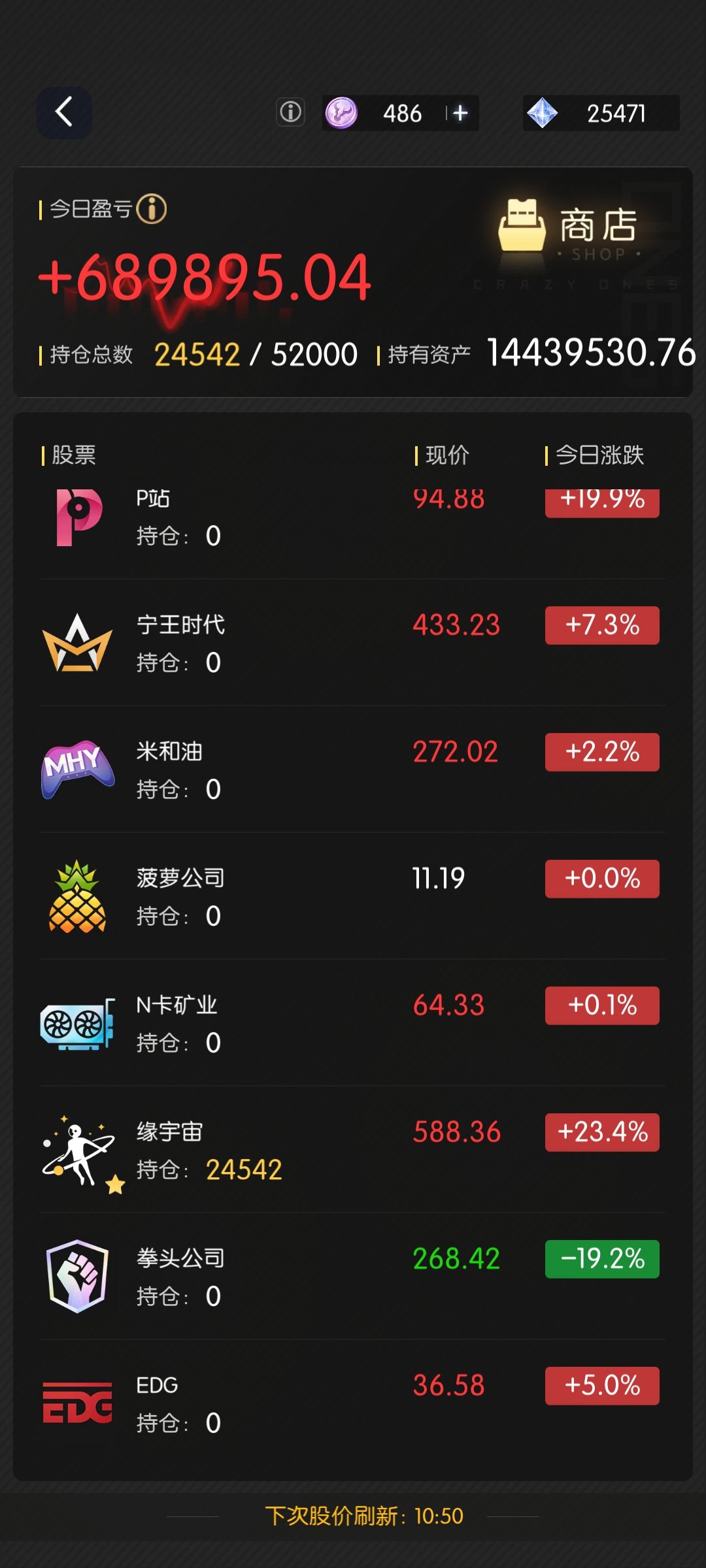3.19股票推荐截图