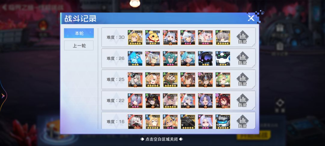 全队2700万战力,20专武零单刷30关。 1