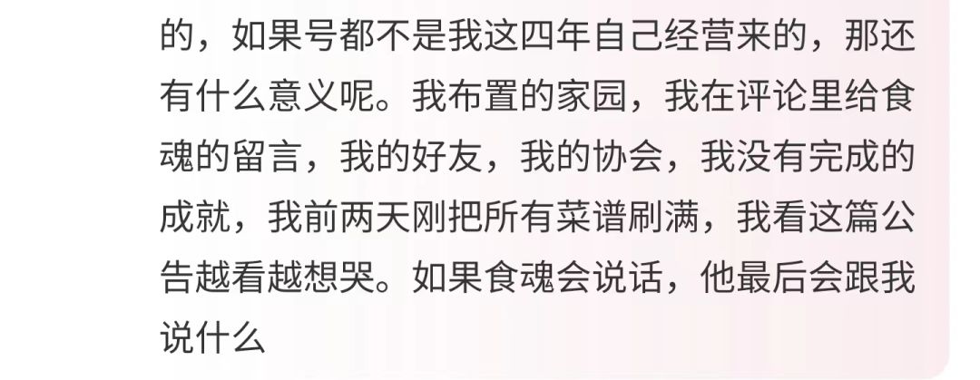 粉丝泣血哭诉:四年心血成空,你知道我是怀着爱来玩食物语的吗 3