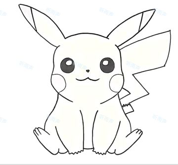 [二创]皮卡丘手绘，以上色❗