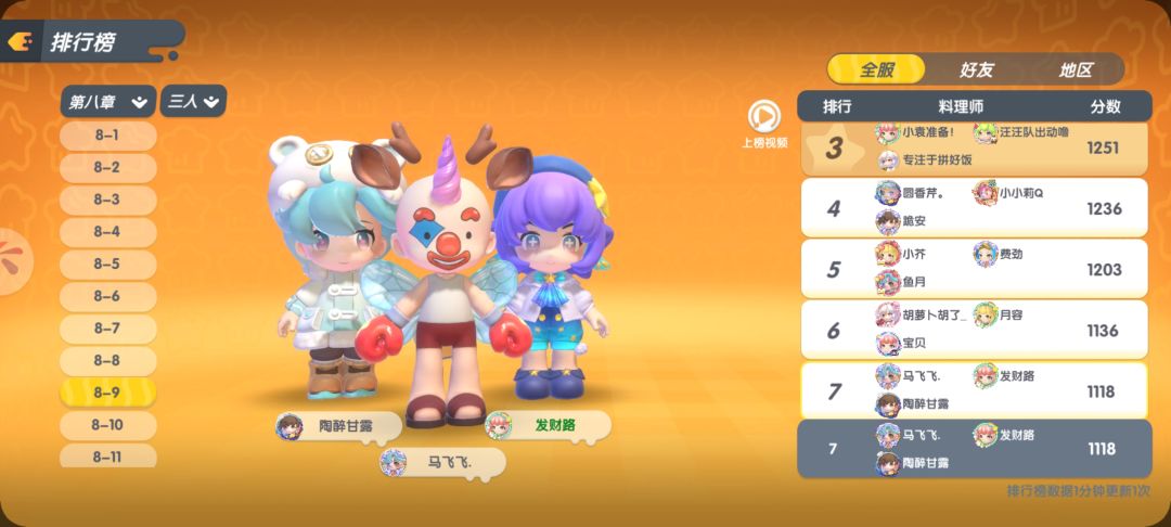 上全国排名啦 3