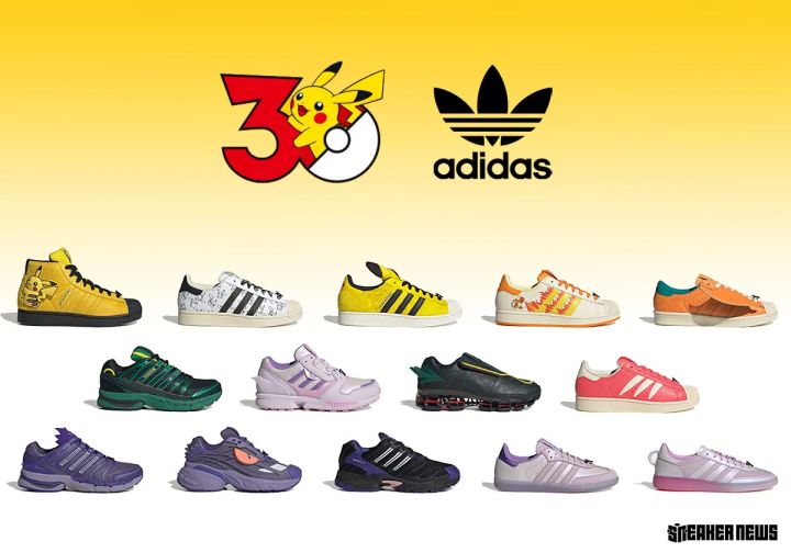 宝可梦30周年联名adidas鞋款9月发售!截图