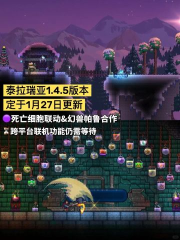 泰拉瑞亚1.4.5来了！大量更新+死亡细胞联动