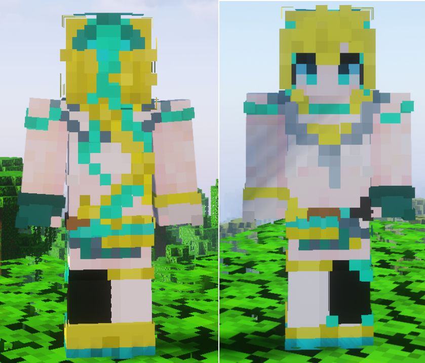 [Minecraft] TapTap看板娘的 第一个皮肤? 2