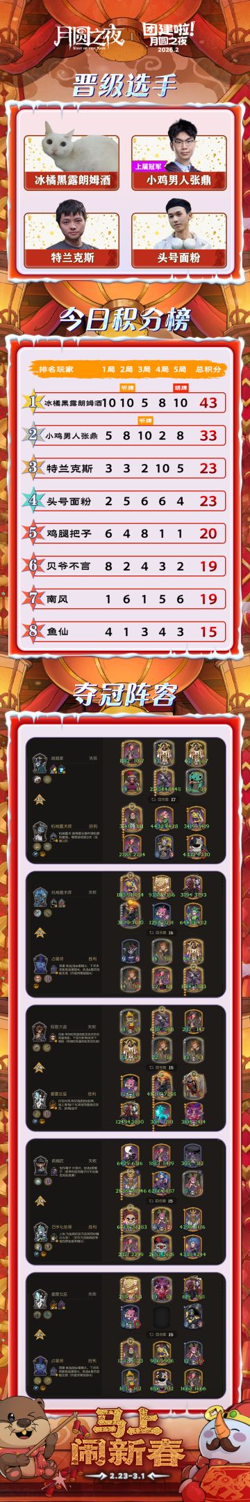 2月主播团建赛 Day2: