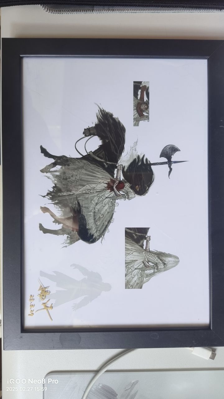 分享一下官方送的原画截图