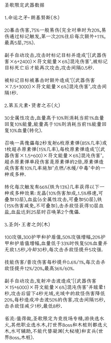 关于圣歌限定的