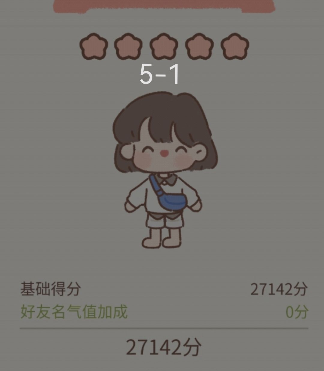 工作室第五章
5-1  普通假两件毛衣
＋沙滩休闲裤（商店）／黑灰工装裤（商店）

5-2  黄白卫衣
     ＋沙滩休闲裤／黑灰工装裤
     ＋地狱火运动鞋（制作）／单板滑雪鞋（商店）

5-3 乖乖仔（制作）
      +乖乖黄白格（制作）
     ＋呱呱鞋（制作）/兔子拖鞋（商店）
      +工装丸子头（制作）
     ＋鸭鸭雨帽（商店）

5-4 长款风衣（商店）
    ＋灰西装裤（商店）
    ＋小皮鞋（商店）
    ＋羊毛卷短发（商店）截图