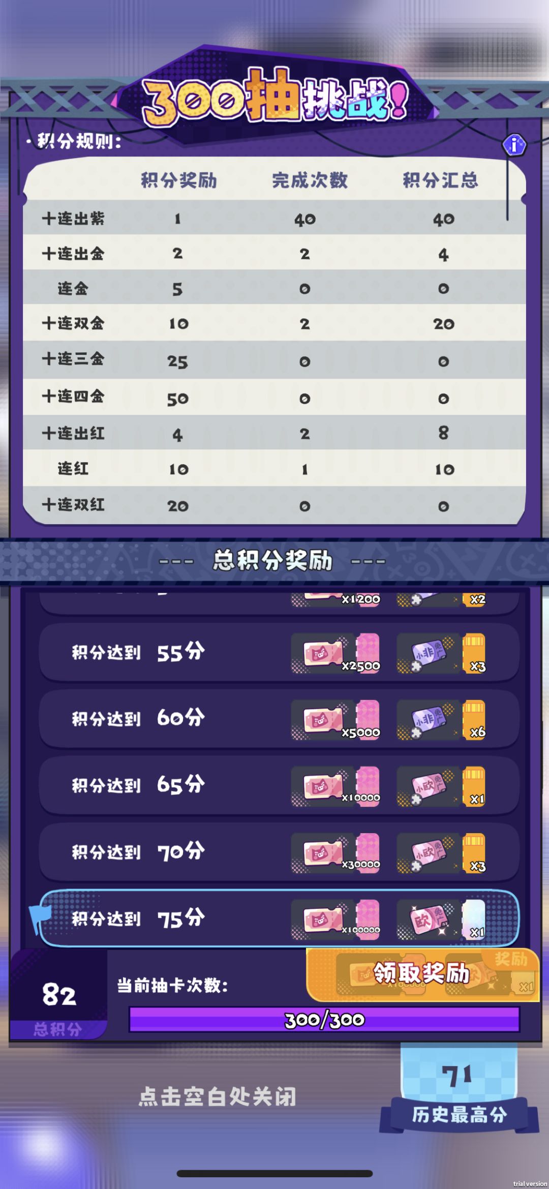 以为82是极限,没想到99。。 3