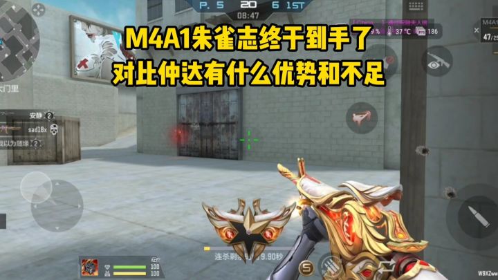 M4A1朱雀志终于到手了，对比仲达有什么优势和不足？截图