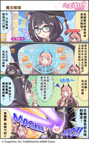 四格漫画更新——「魔法眼镜」