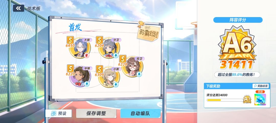 零氪党全员s评分达成🏆 1