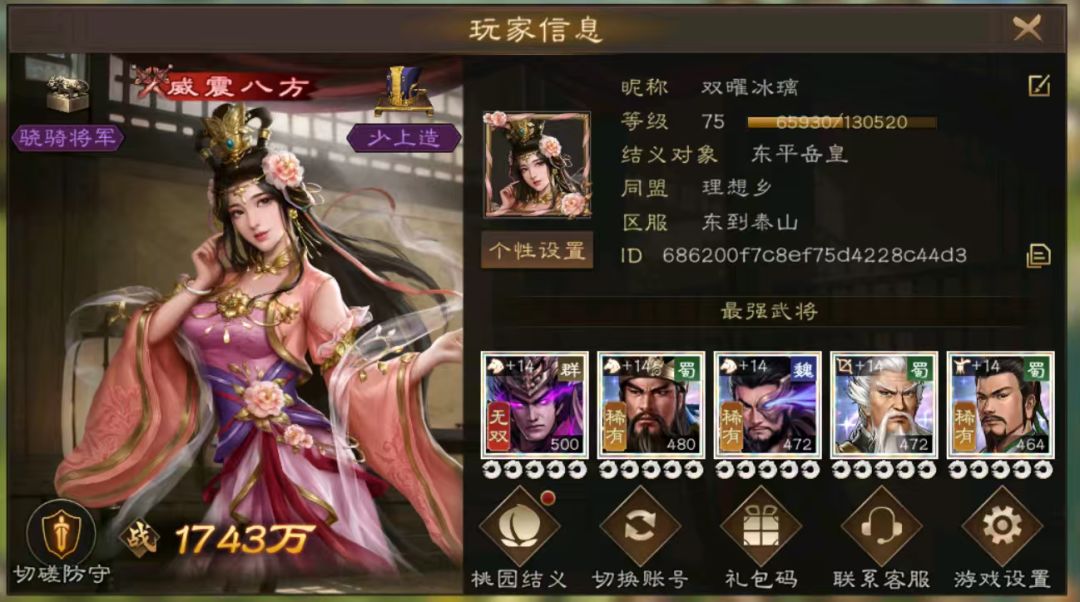 132区东到泰山榜一 请多指教 1