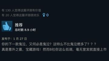 [安利] 发售几小时成为Steam最好评游戏之一，玩家：求求了快打广告吧！