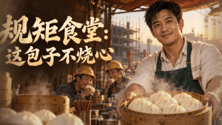 食堂规矩不能坏❗️吃了才能不烧心🔥截图