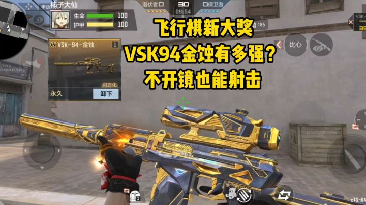 VSK94金蚀有多强?射速提升巨大,不开镜也能射击!截图