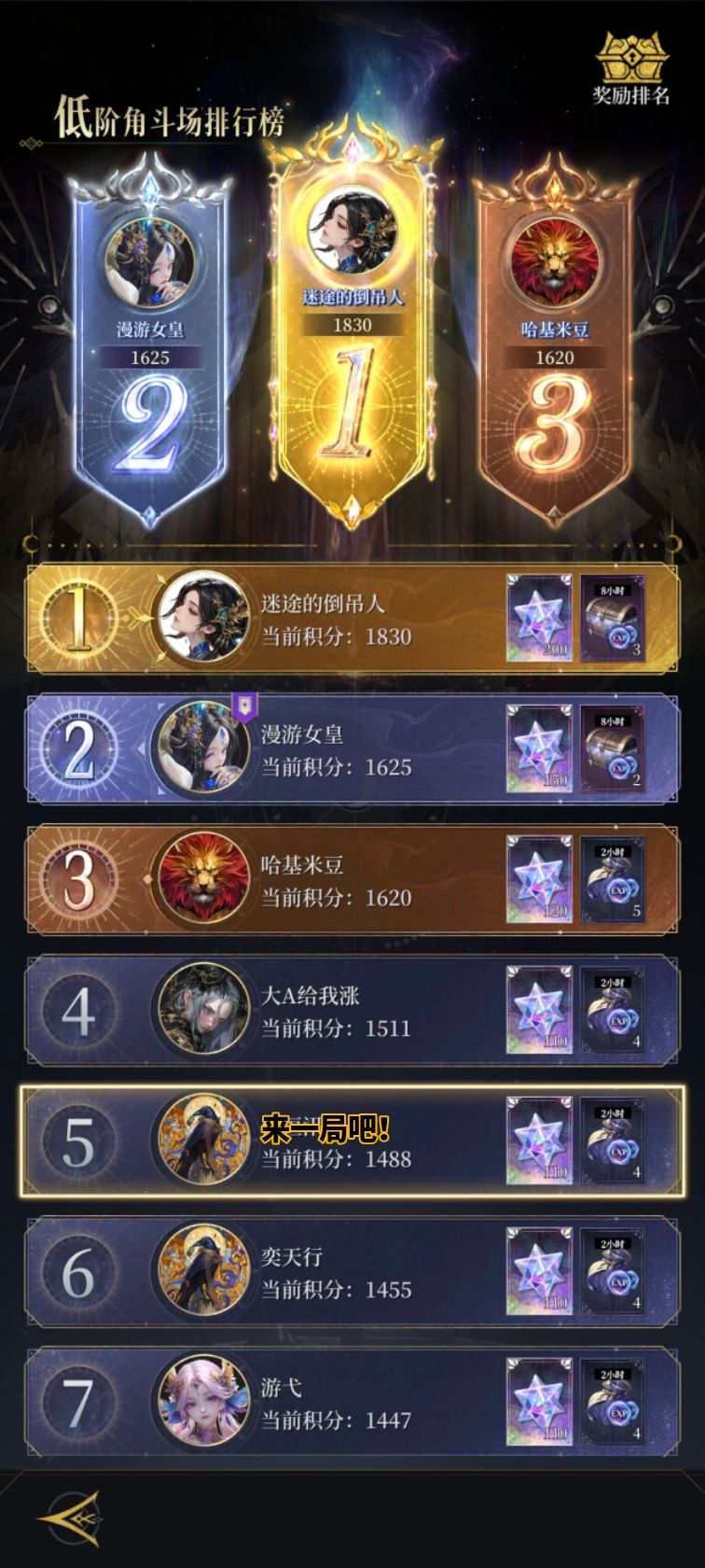 论排行榜第一的含金量 1