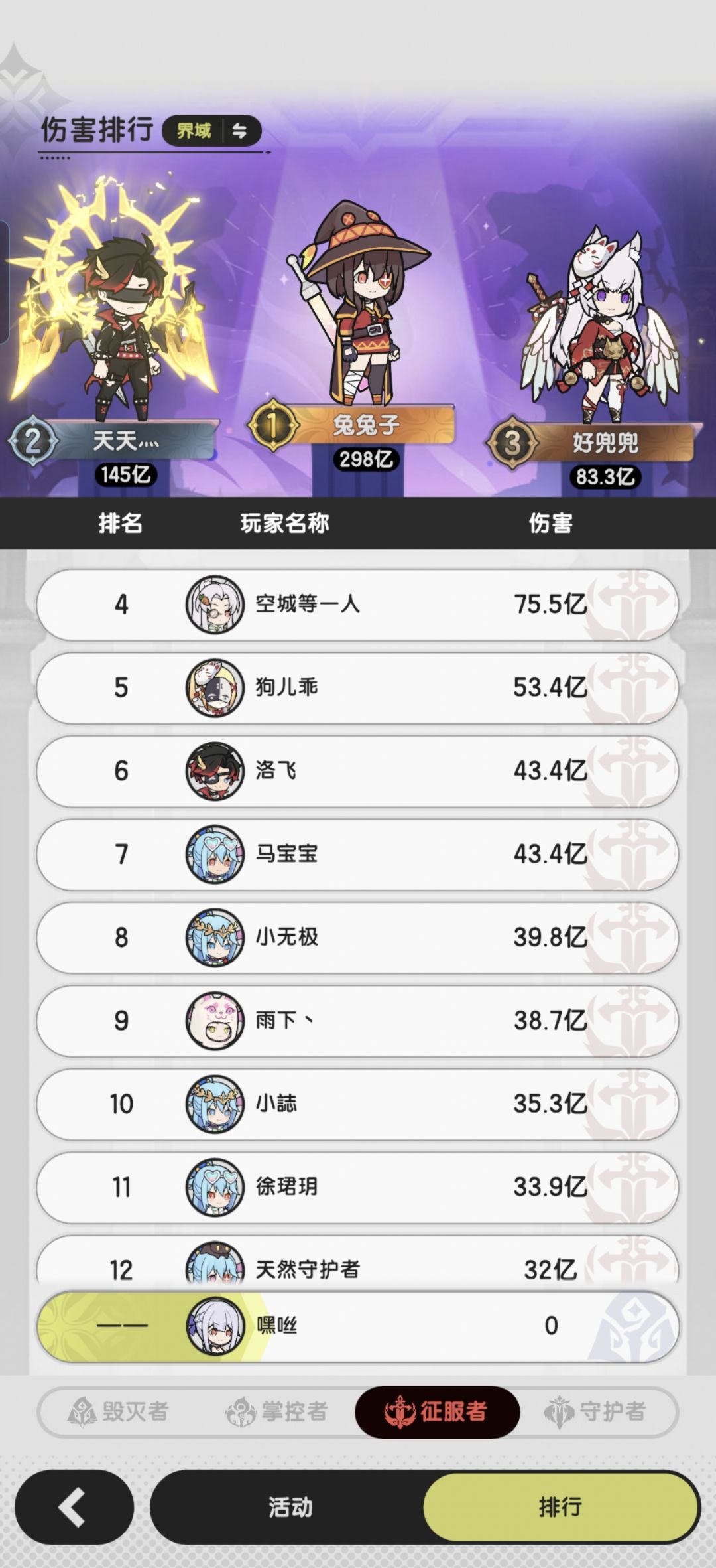 被削后的元素斗,混沌伤害看图 1