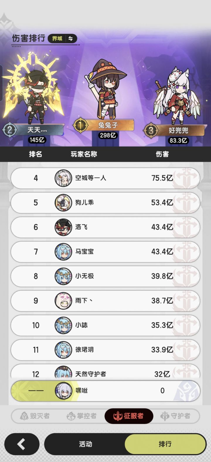 被削后的元素斗，混沌伤害看图截图