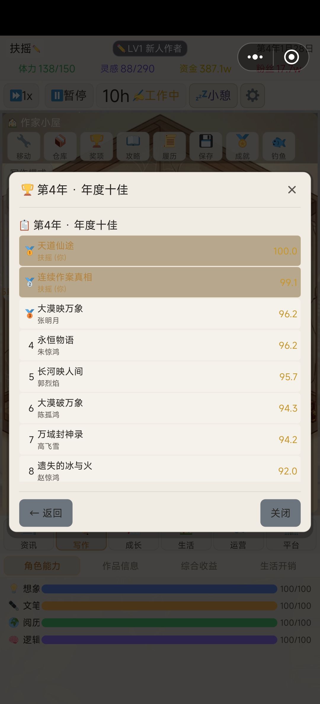 为什么上榜了却不算获奖数?? 1