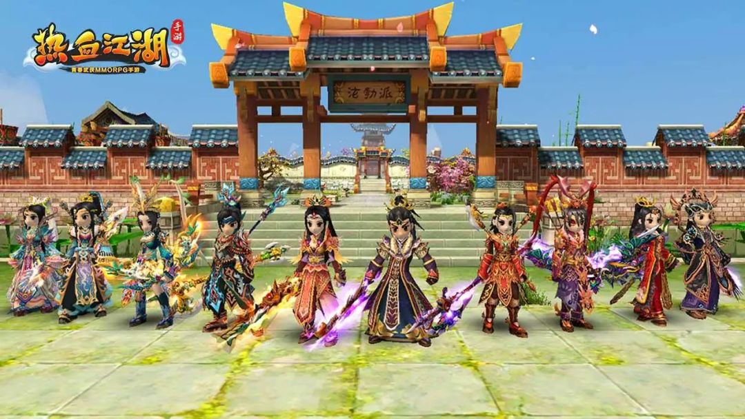 热血江湖手游超人气大区135区备战,主播带队, 强10教学 2
