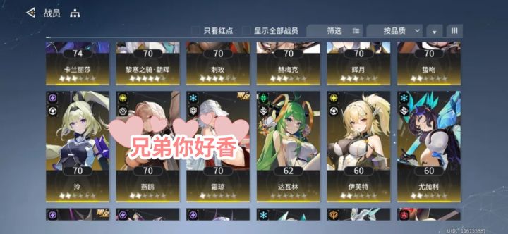 刚玩一个星期，求一个目前养成目标。截图