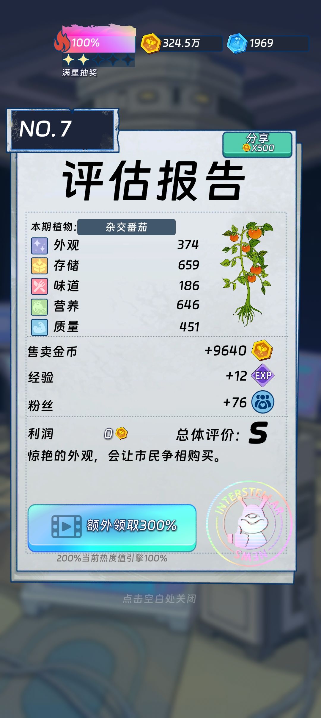 利润来到了惊人的0! 1
