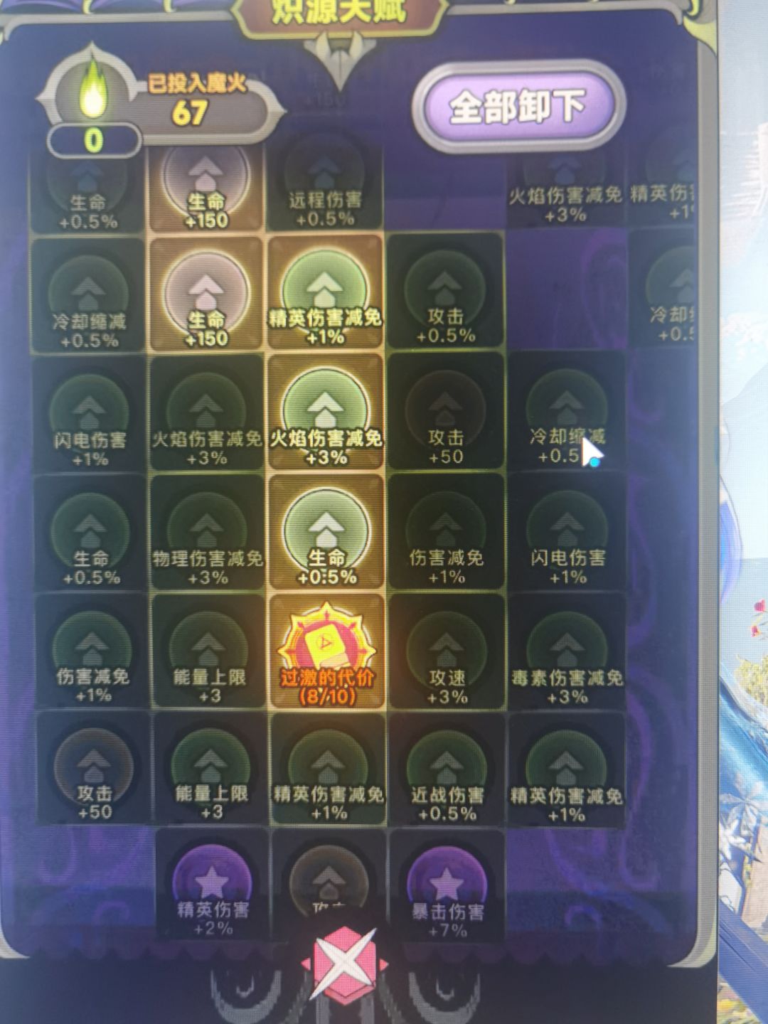 鸟普毕业装备,天赋 5