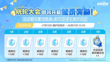 限时签到活动【晄轮大会即将开幕】即将开启！