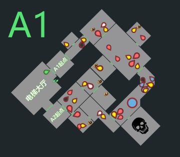 实验室掉落物品分布图