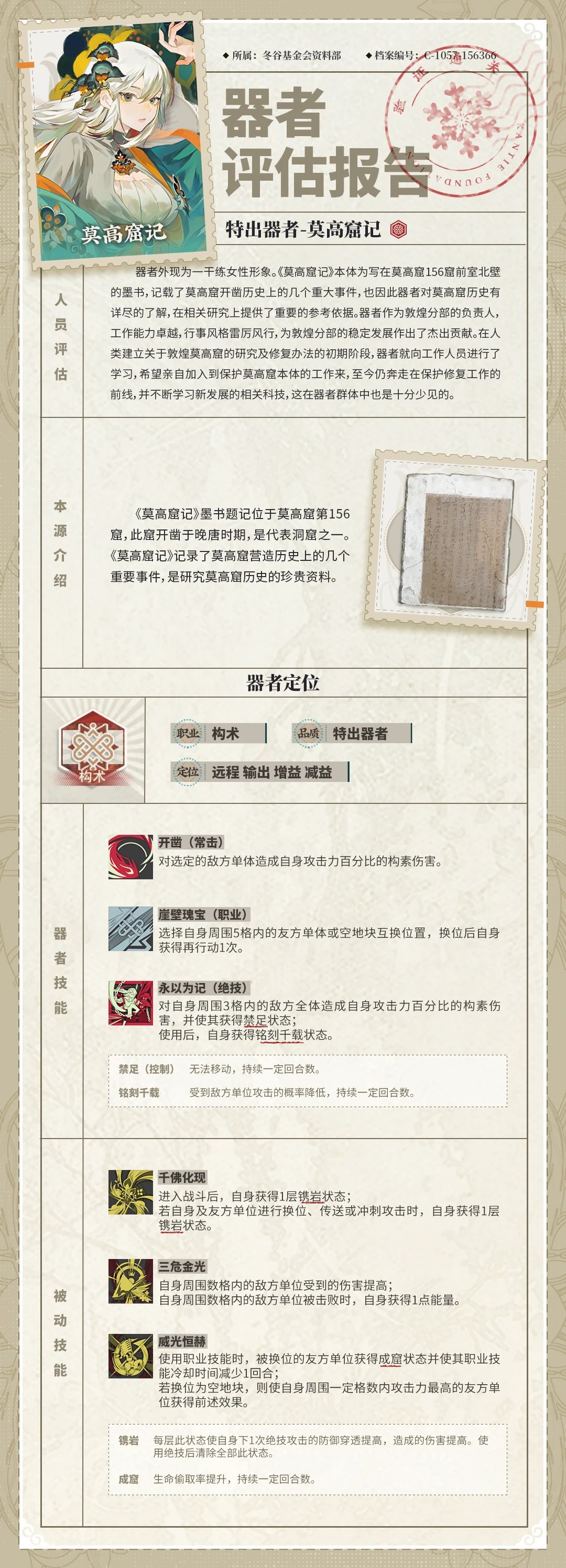 莫高窟记技能分析 3