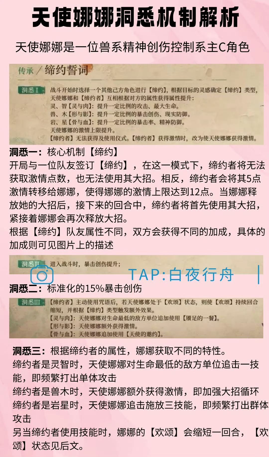 天使娜娜角色技能配队机制攻略 1