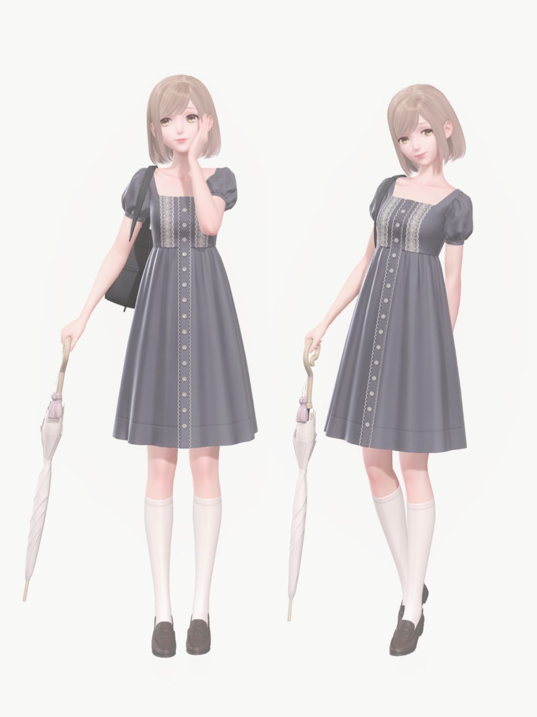 是乖乖的学生装扮🎀 1