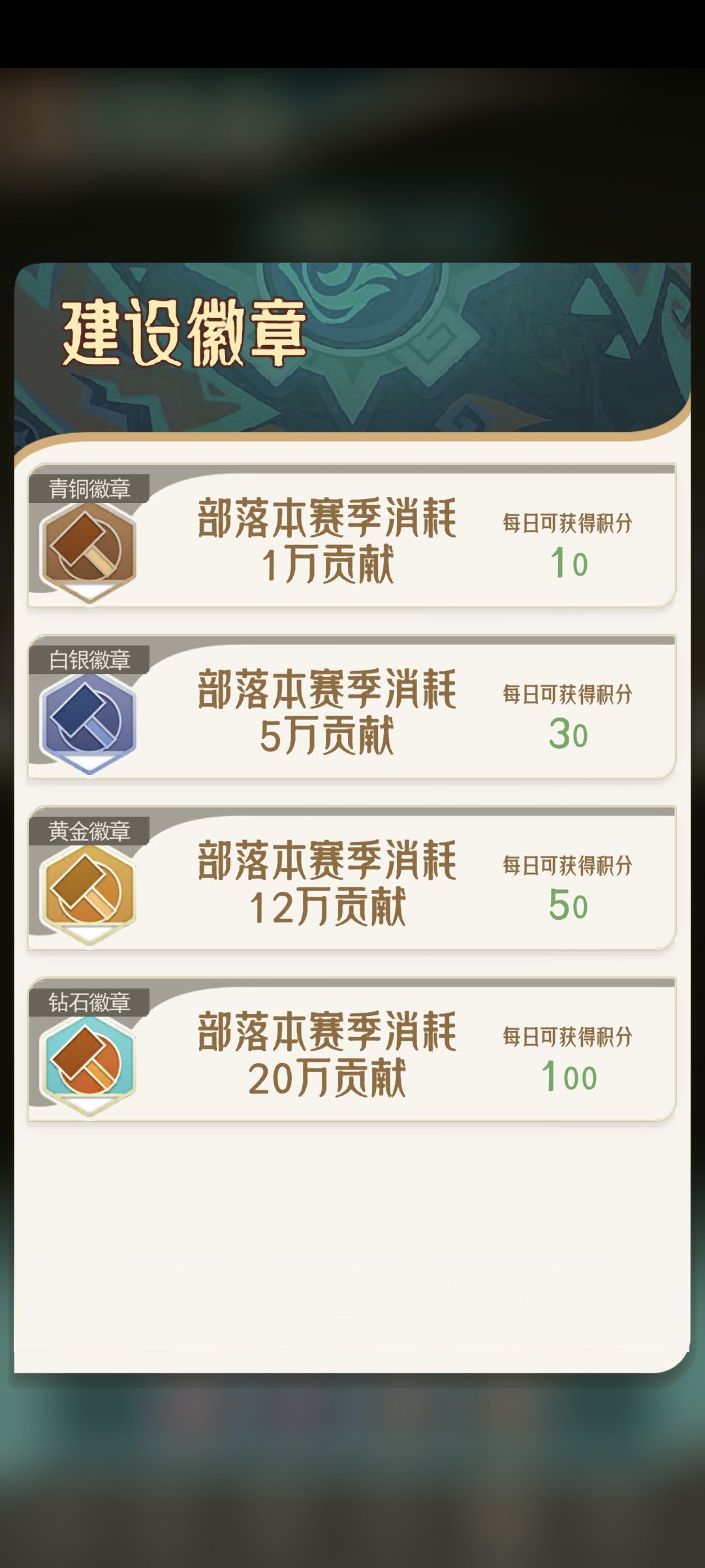赛季部落排名问题 1