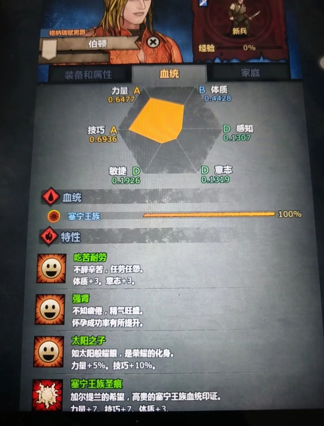 求助大佬,我这个面板转皇骑还是长弓 1