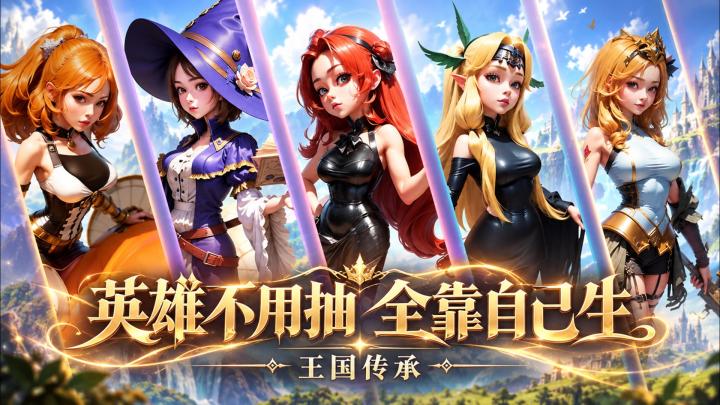 我抽到的英雄,竟然还能结婚生孩子?模拟经营X卡牌战斗截图