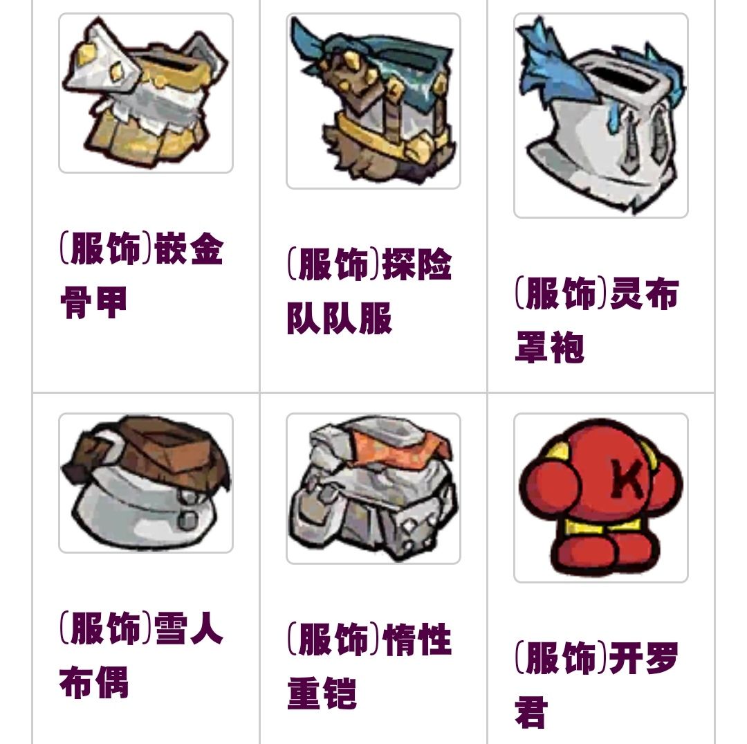 《失落城堡》:衣服 3