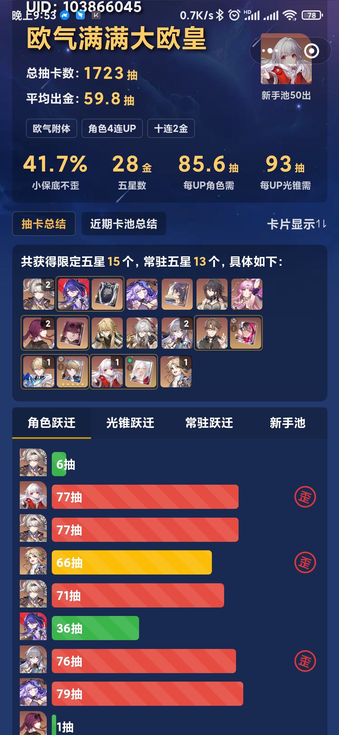 我会莹下所有,也祝大伙欧气连连 1