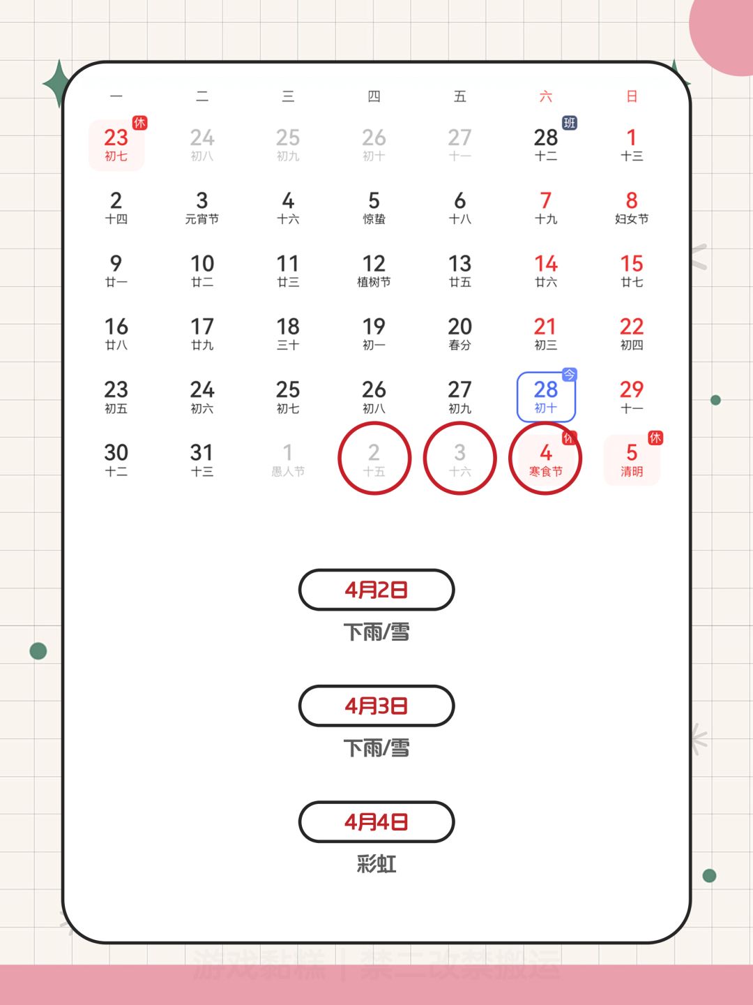 心动小镇|本周天气预告 下雨 彩虹 2