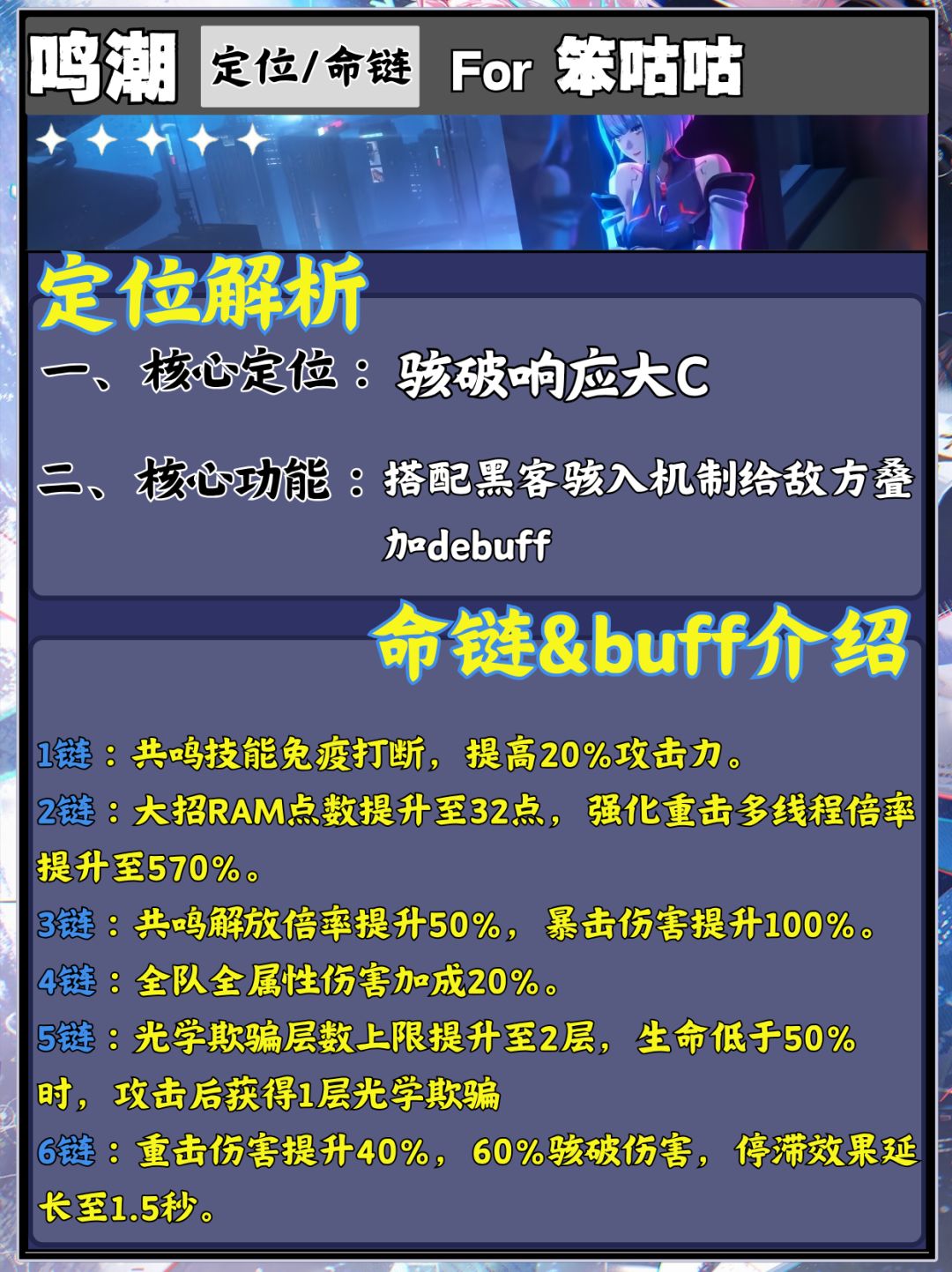 鸣潮|3.4版本“露西”角色攻略 2