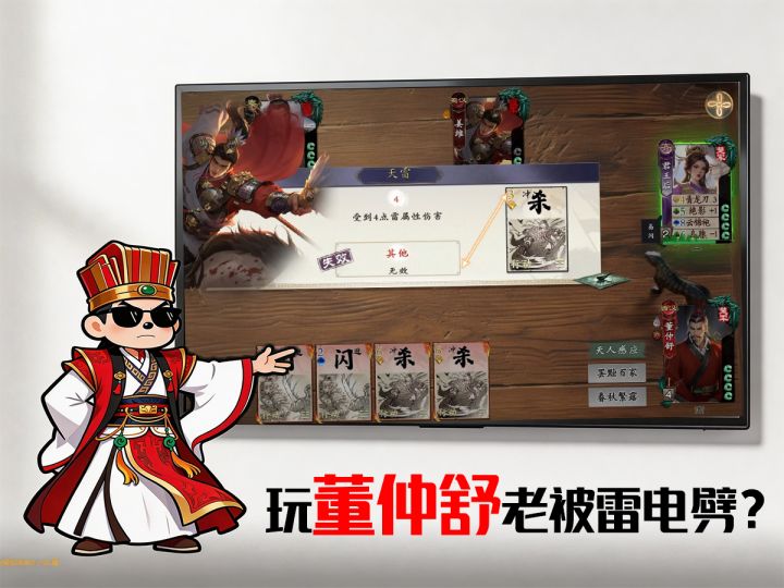 玩董仲舒老被雷电劈？截图